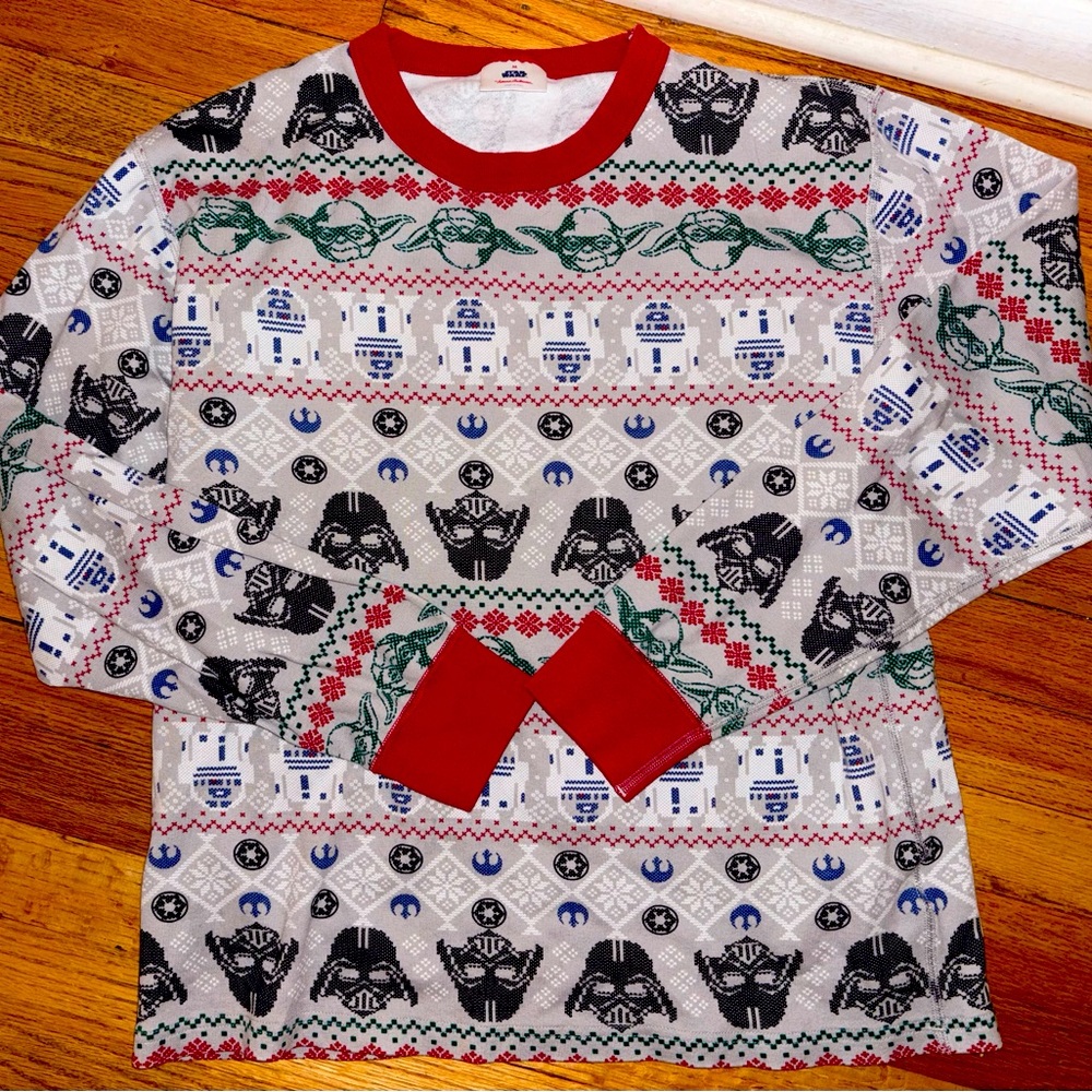 Hanna Andersson Star Wars adult long john pajama top size medium